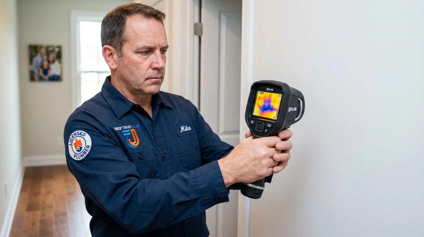 Thermal imaging leak detection by Johns Plumbing LLC in Mazomanie